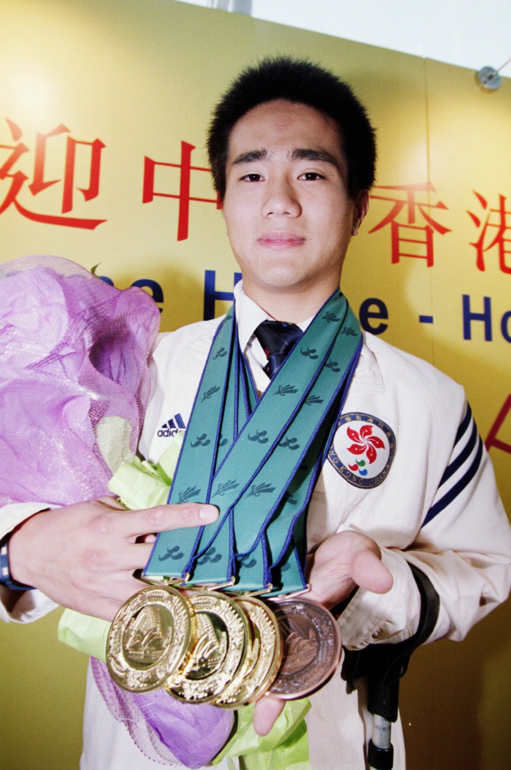 冯英骐在2000年悉尼残奥勇夺3金1铜