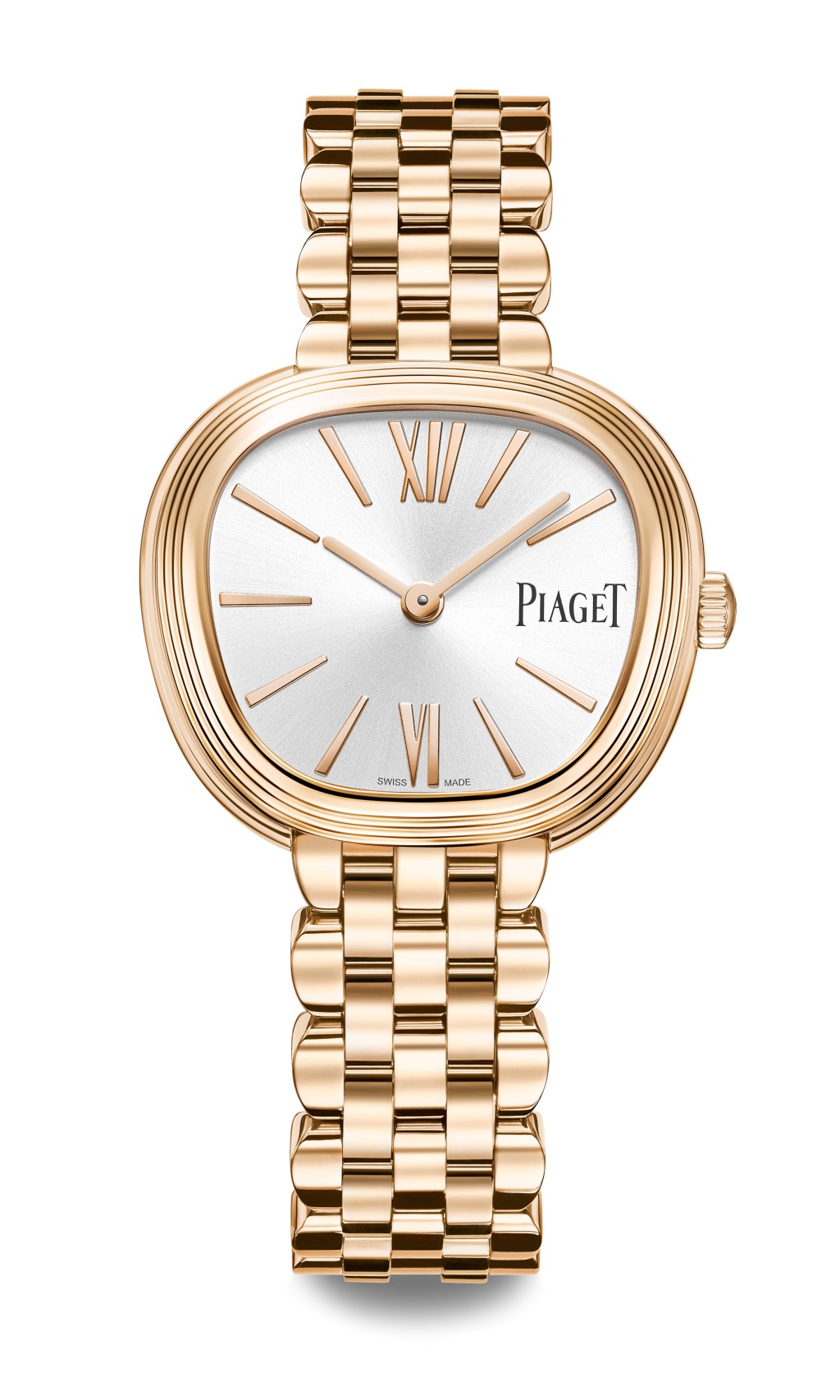Piaget Sixtie,錶殼:29mm×25.3mm玫瑰金 / 機芯:57P石英 / 售價:$248,000。 Piaget Sixtie,錶殼:29mm×25.3mm玫瑰金 / 機芯:57P石英 / 售價:$248,000。