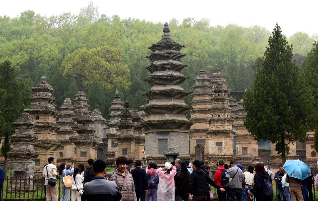 嵩山少林寺。（新華社）