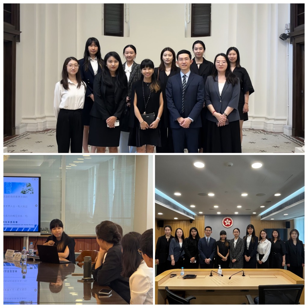 7月和8月期間，共有來自本地及內地的9個團體到訪律政中心。法治建設辦公室FB圖片