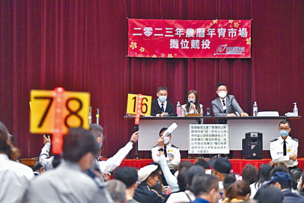 受惠防疫措施鬆綁,攤位競投熱鬧,業界看好來年市道。