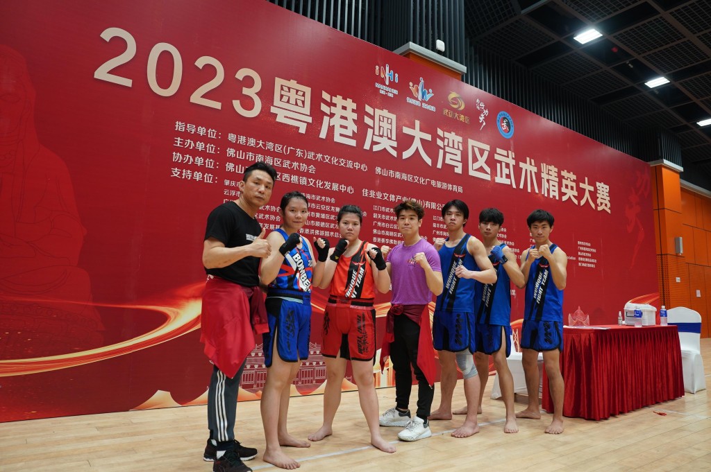 五名香港運動員於大灣區武術精英大賽奪得佳績。受訪者提供圖片