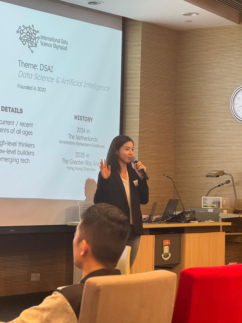 伍樂怡以創業家的身份開Talk分享經驗。 伍樂怡以創業家的身份開Talk分享經驗。