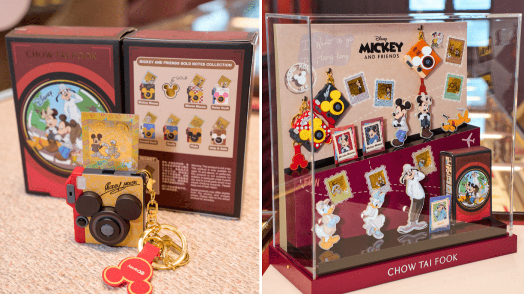 每款金卡均配以精心設計的包裝，隨盒更附送相機仔小擺件，可作展示、收藏或隨身小飾物。周大福提供