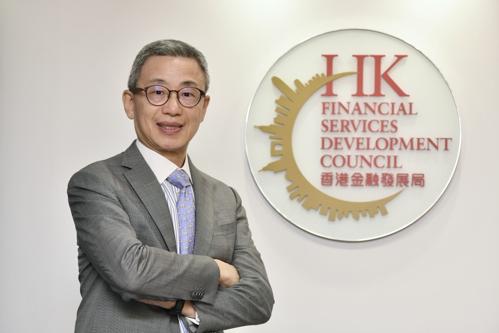 區景麟相信未來30年香港發展前景,將更勝過往30年。 區景麟相信未來30年香港發展前景,將更勝過往30年。
