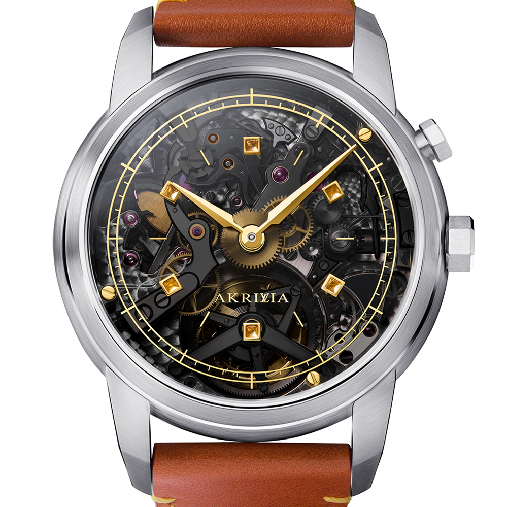 Louis Vuitton×Rexhep Rexhepi合作推出的LVRR-01 Chronographe à Sonnerie，錶殼：39.9mm鉑金/ 機芯：LVRR-01手上鏈/ 限量：10枚/ 售價：485,000瑞郎。