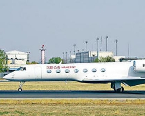 灣流G550型客機。網圖