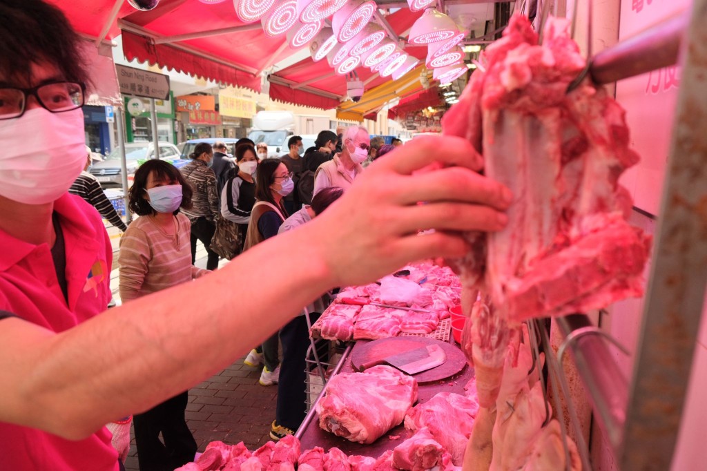 市面鮮豬肉仍然短缺。