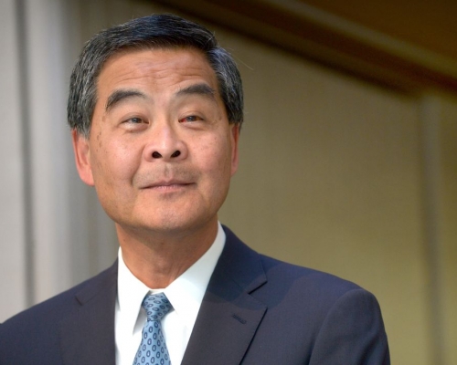梁振英表示言論自由並非絕對自由。資料圖片