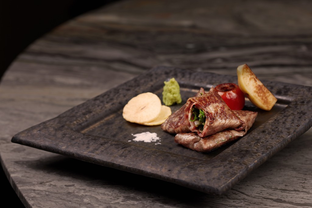 赤の匠鐵板燒套餐——日本和牛薄燒