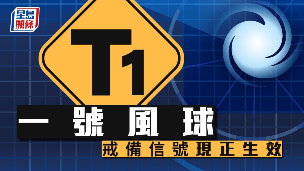 颱風麥德姆︱天文台下午改發一號戒備信號