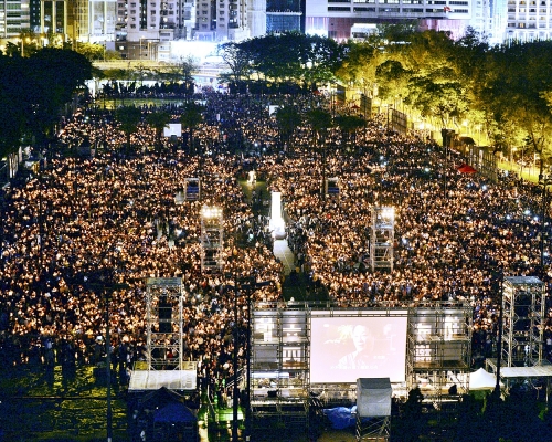 康文署稱因應疫情,暫停處理支聯會六四晚會場地申請。資料圖片