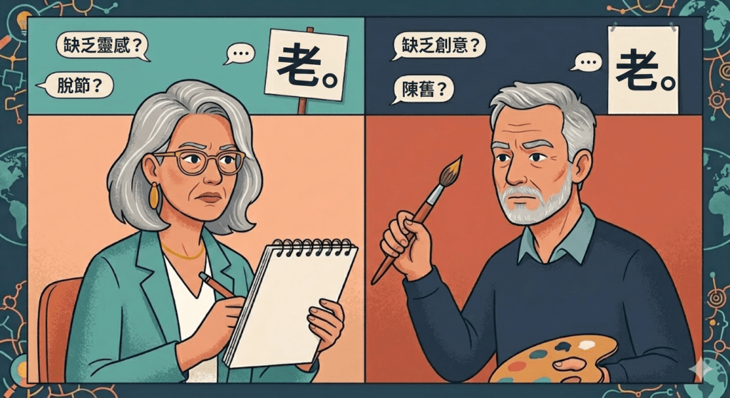 研究顯示，社會對創造力的誤解，導致年長員工在職場面臨系統性的偏見。AI示意圖