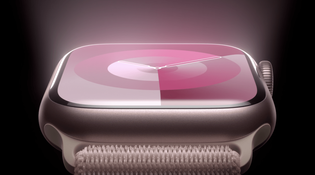 打頭陣是Apple Watch Series 9！粉紅新色錶殼現身。