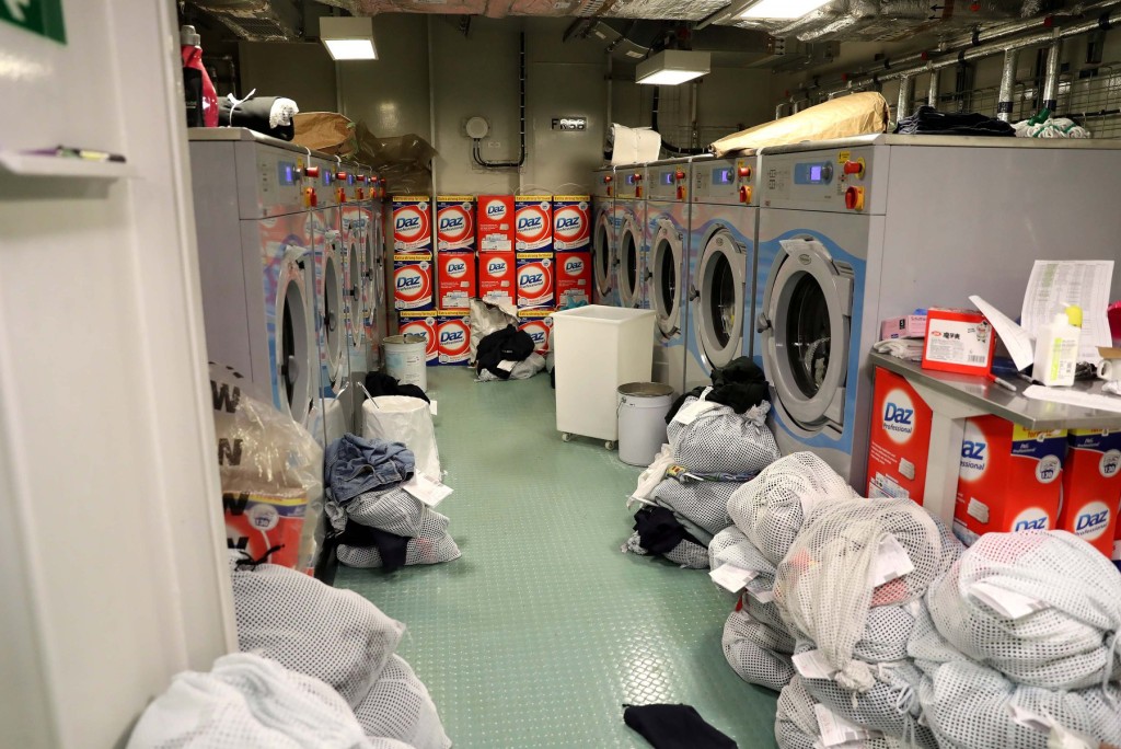 皇家海軍僱用來自香港的洗衣工有百年傳統。Navy News 