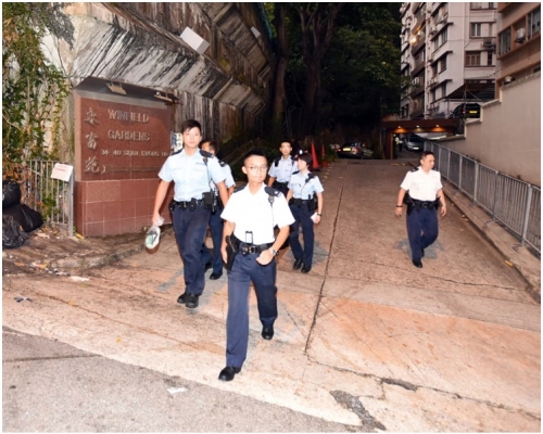 警方到場調查。