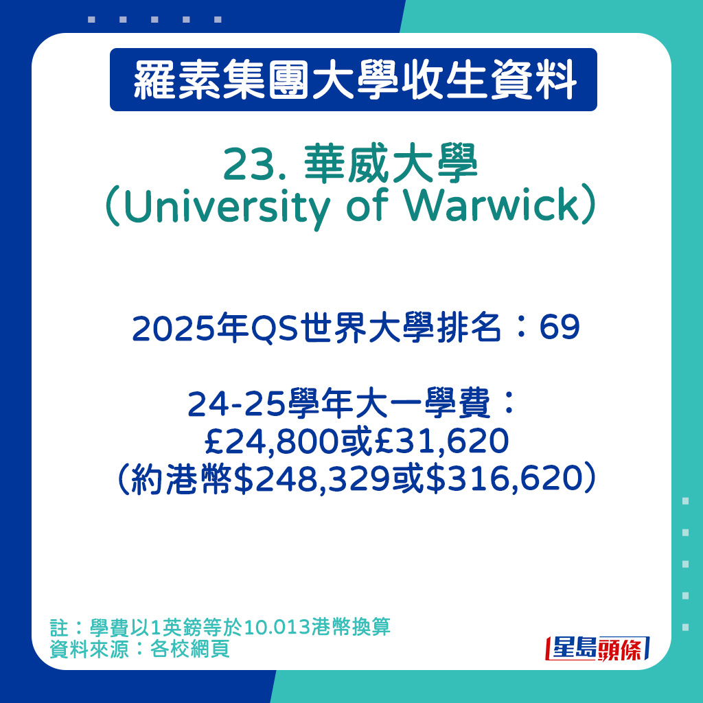 华威大学（University of Warwick）