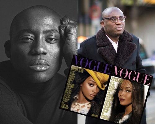 他推動Vogue意大利版在2008年推出全黑人Vogue，引起轟動。