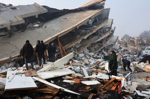 土耳其地震導致南部哈泰省（Hatay）傷亡慘重。　路透社