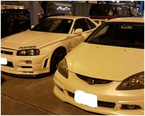 警方拘查15輛懷疑被非法改裝私家車。