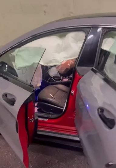 人去車空。網片截圖