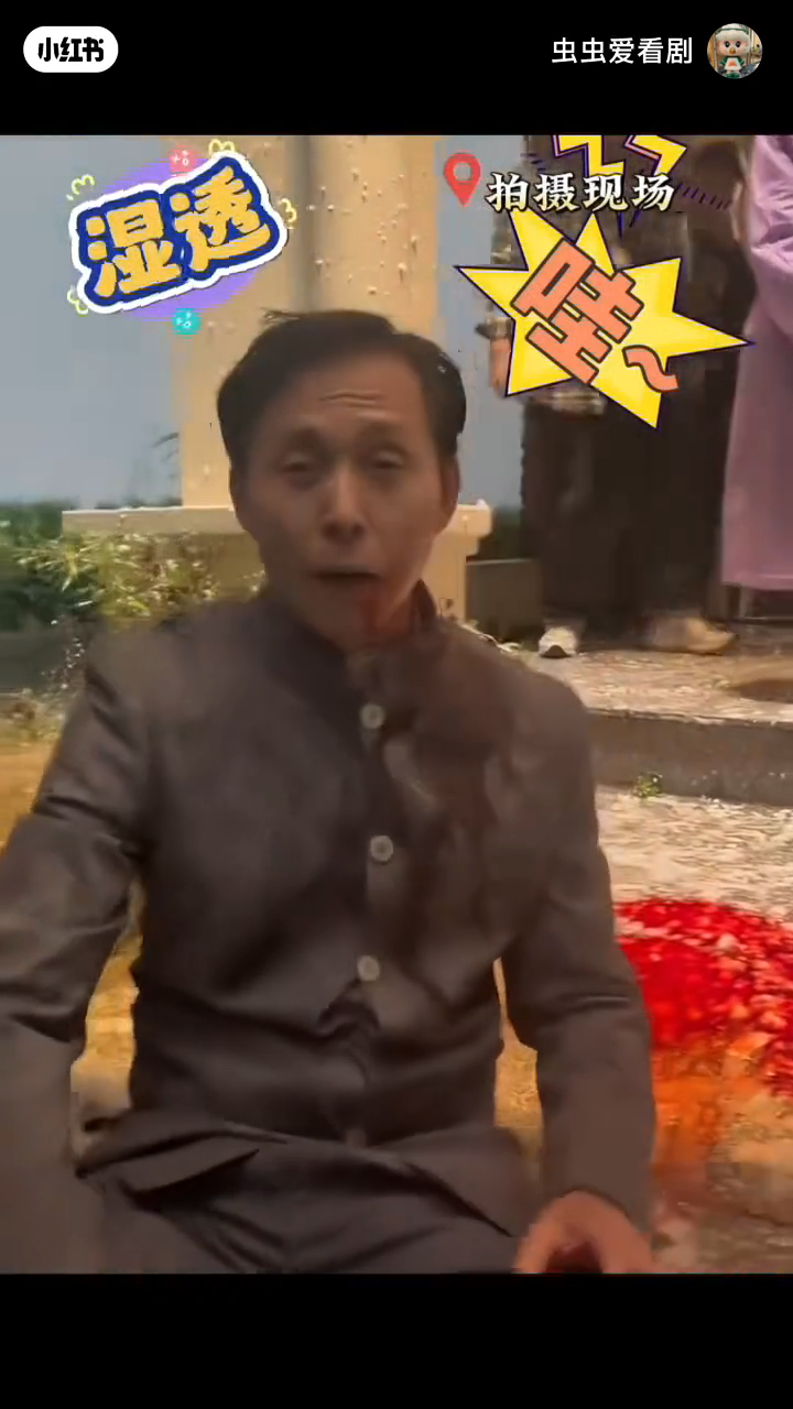 完成拍攝後，張國強已面無血色。