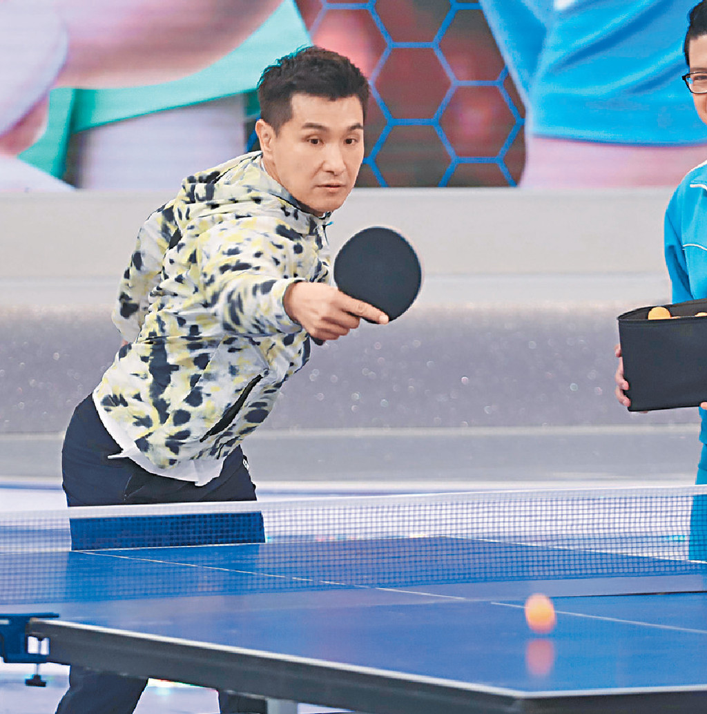 ■陳展鵬近期因為奧運關係，多次在節目上大顯身手。
