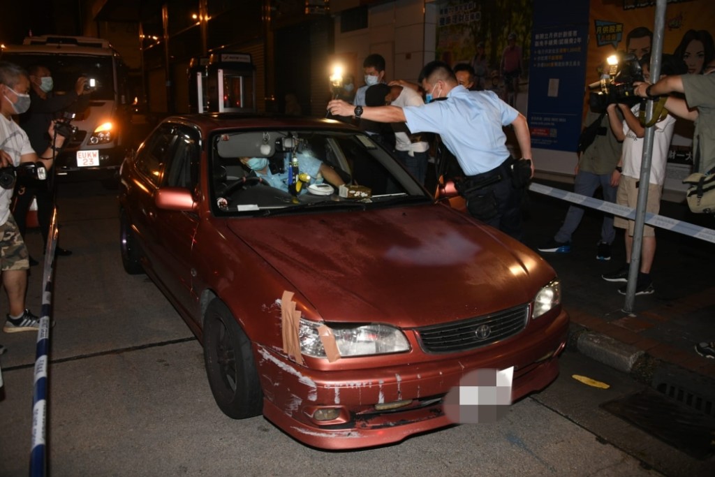 涉事私家車。