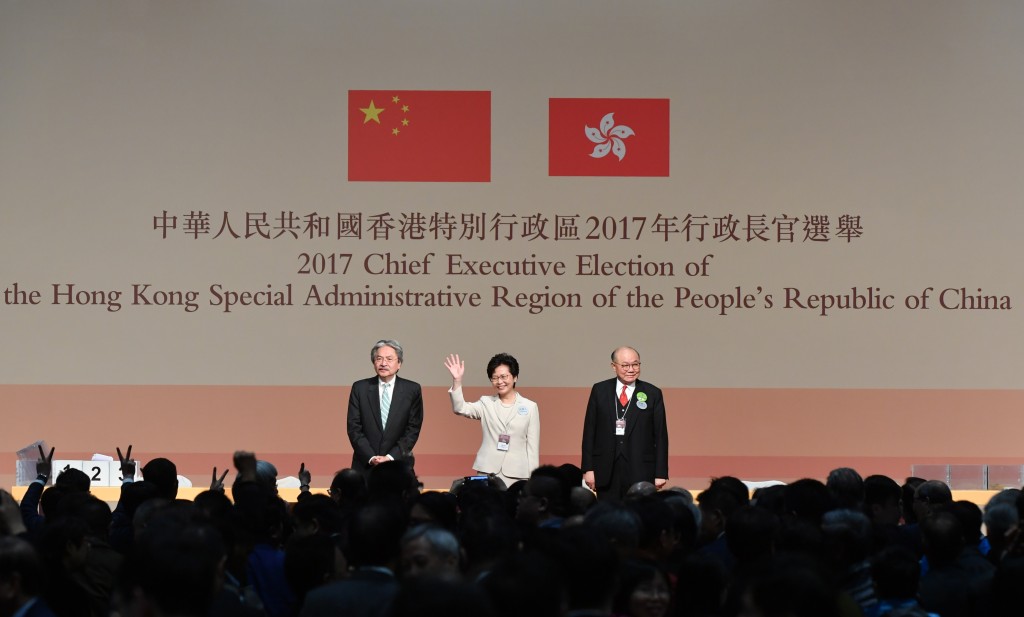 圖為2017年行政長官選舉。資料圖片