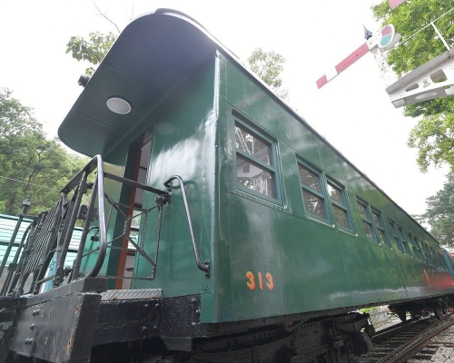 313號火車卡完成修復。政府新聞網圖片