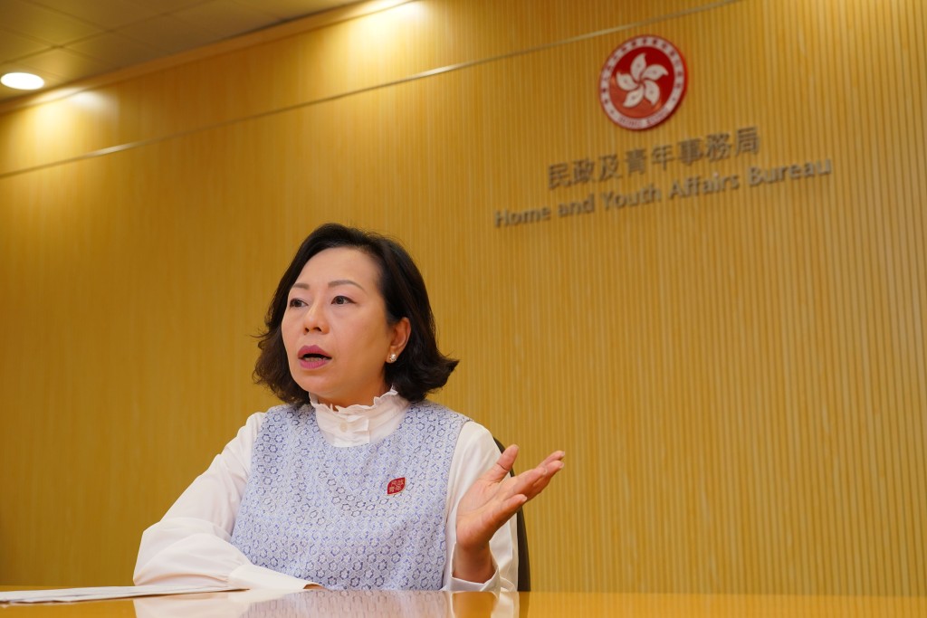 民政及青年事務局局長麥美娟。資料圖片 民政及青年事務局局長麥美娟。資料圖片
