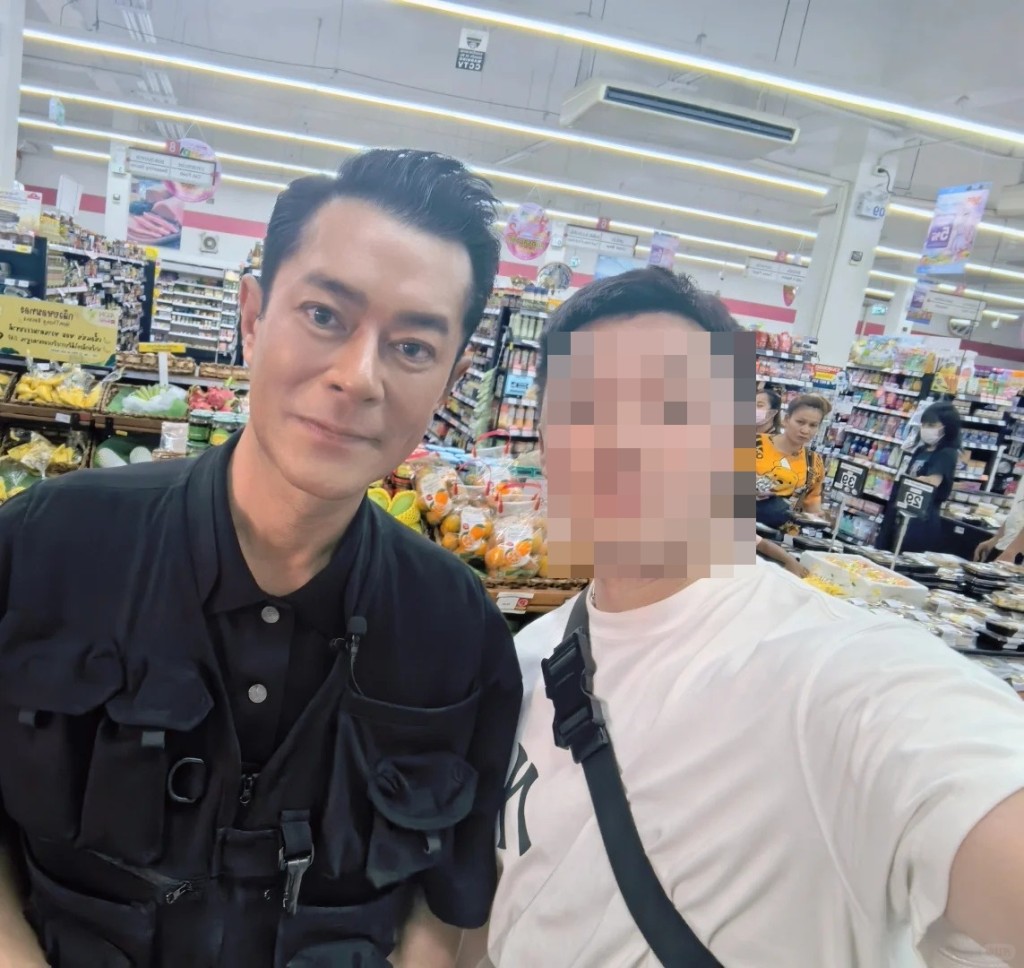 昨日（25日）也有網民在泰國超市巧遇古天樂，更大讚他很Nice！