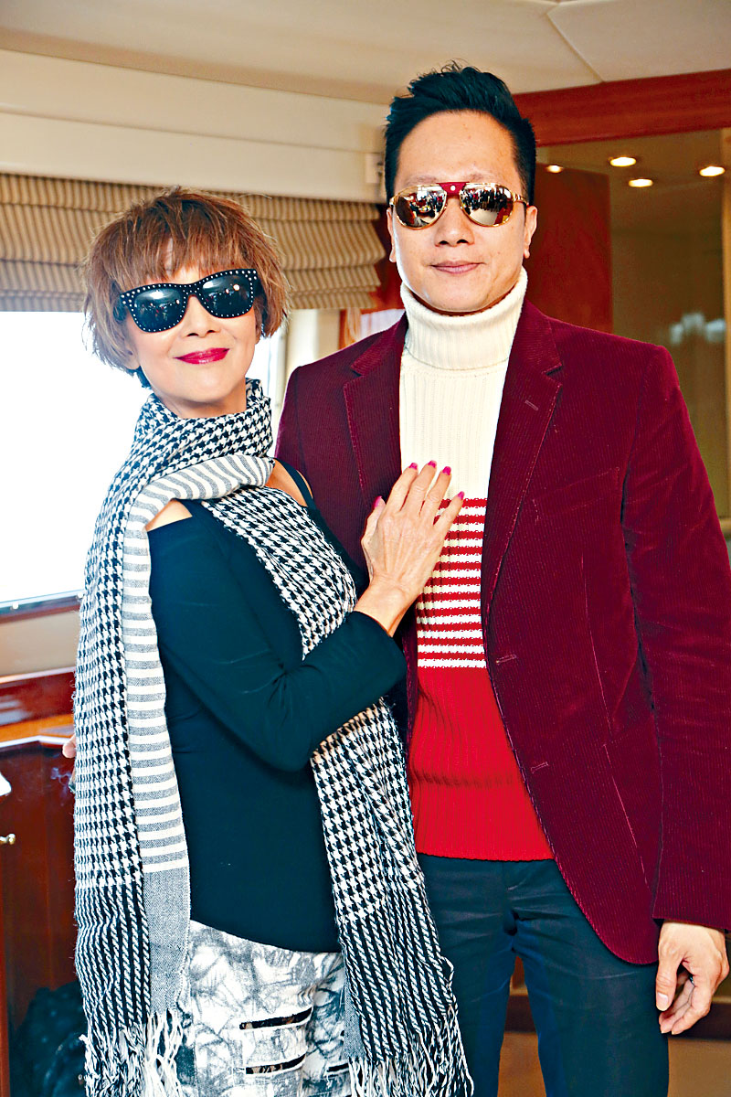 陳曼娜女婿蔡朝旭早前被貼大字報追債。