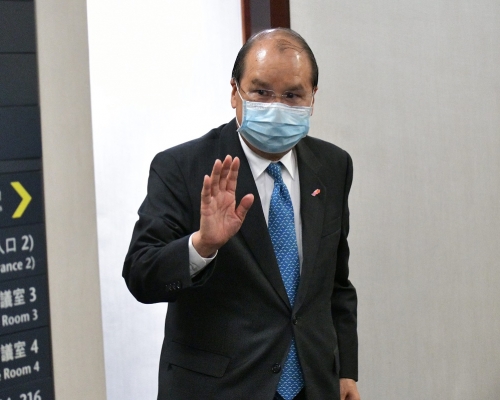 政務司司長張建宗。資料圖片