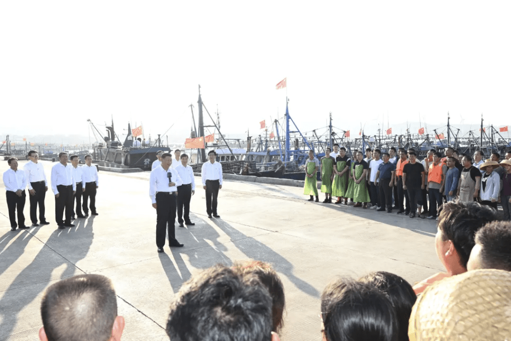 习近平考察福建漳州市。（新华社）