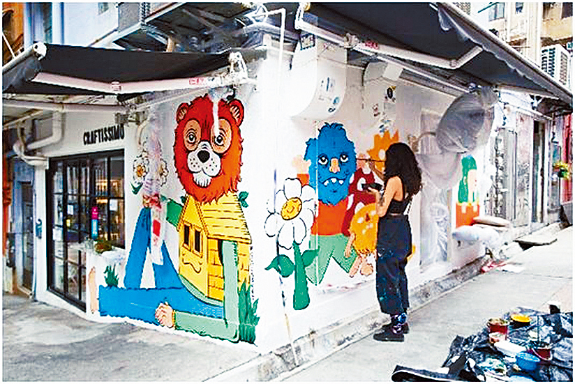 第九届街头艺术节邀请21位艺术家创作。