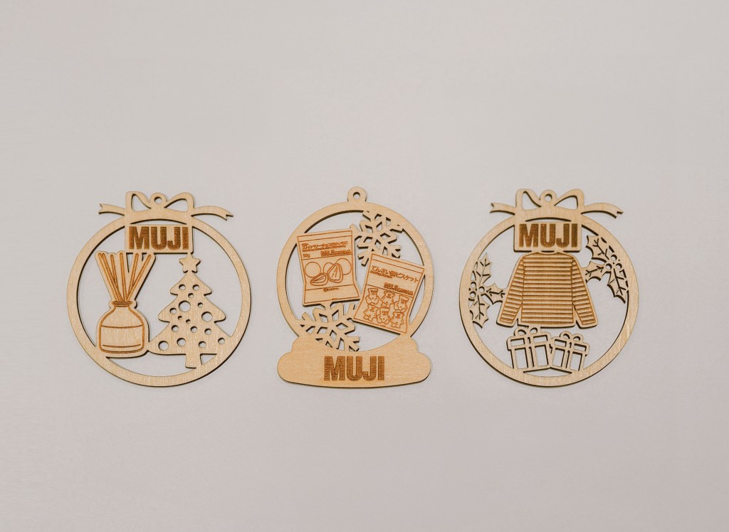 限定木製掛飾(圖片來源:無印良品) 限定木製掛飾(圖片來源:無印良品)