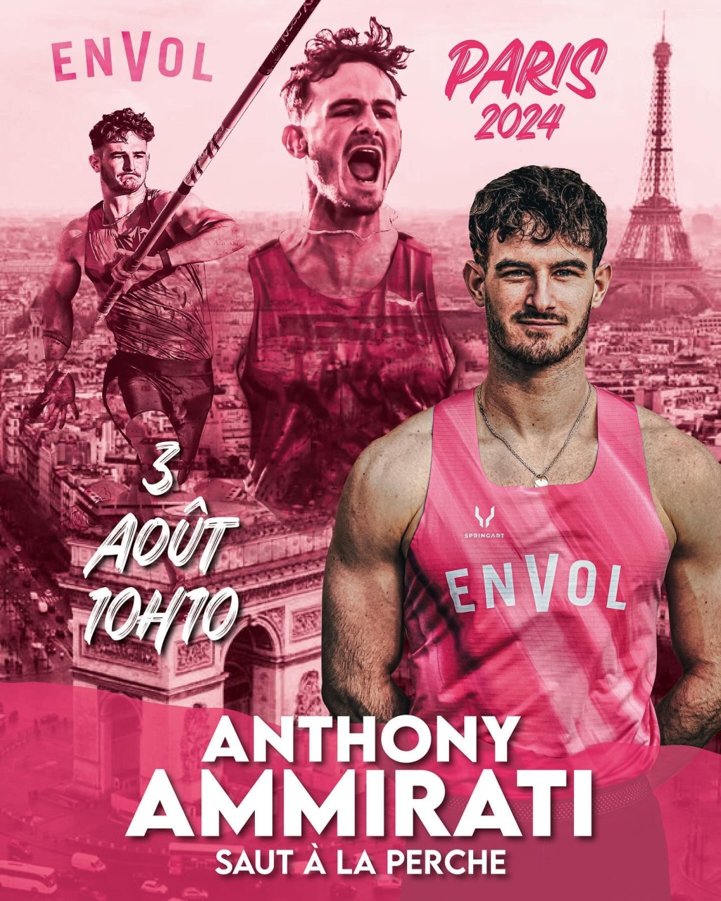 Anthony Ammirati雄心勃勃首度挑戰奧運。