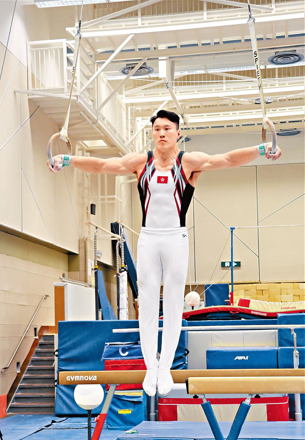 吳翹充為了讓1歲女兒見證到爸爸的堅毅，期盼在杭州亞運奪得吊環項目獎牌。