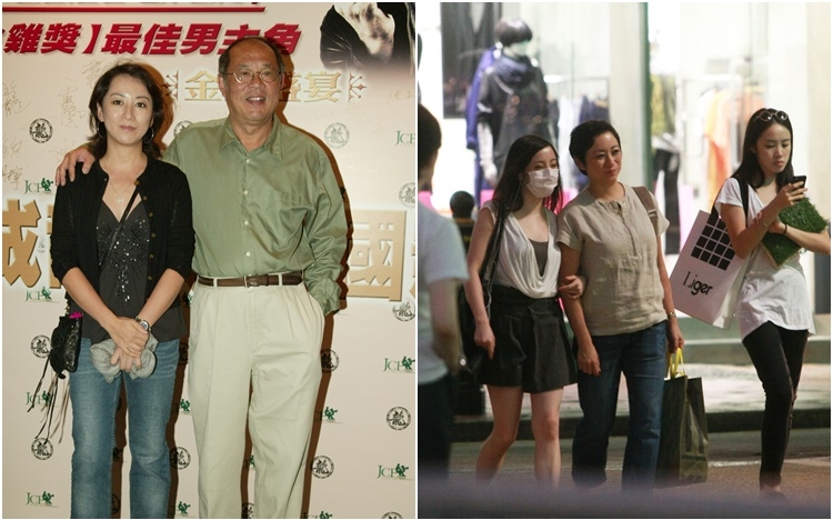 謝寧與岑建勳婚後育有長女28歲的岑寧童(右圖左)和26歲細女岑寧樂。