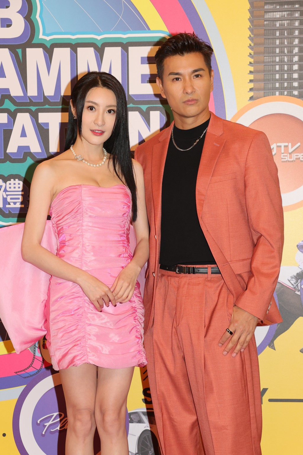 TVB舉行節目巡禮2024，與陳展鵬合演《逆天奇案2》的林夏薇都有出動。