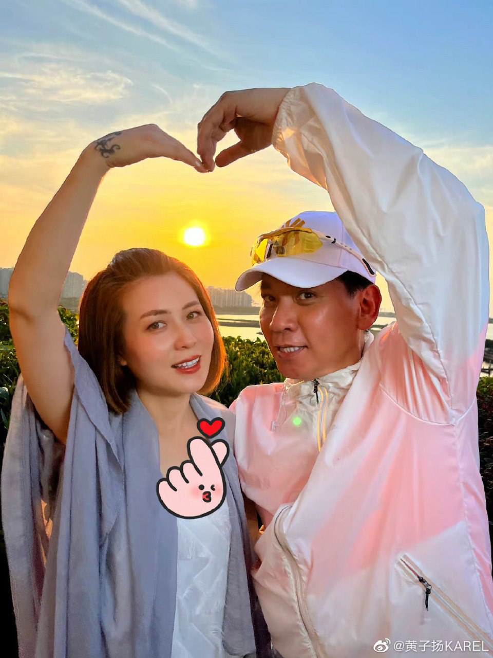 黃子揚在2017年與現任妻子結婚。