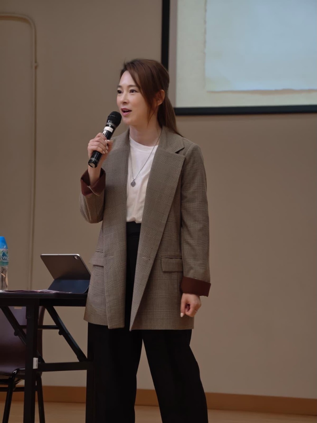 歐倩怡擁有註冊營養師資格。 歐倩怡擁有註冊營養師資格。