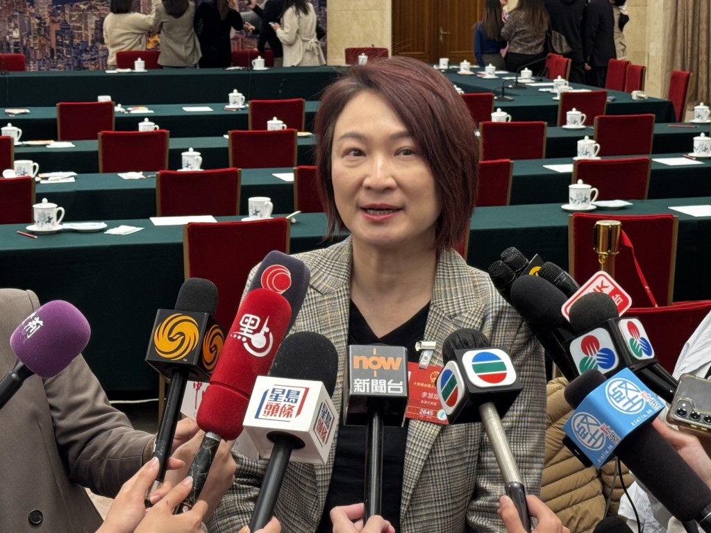 李慧琼，在北京表示立法會監察委員會正處理相關個案，合適時候會有進一步公布。郭詠欣攝