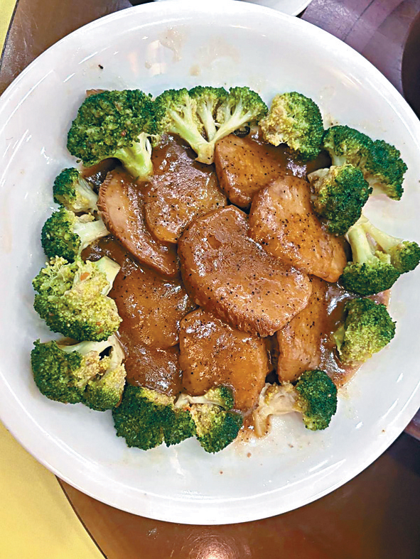 黑椒白靈菇 黑椒白靈菇