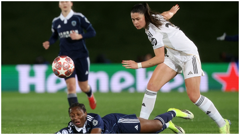 皇馬女足 （白衫）已直落5戰全勝。REUTERS