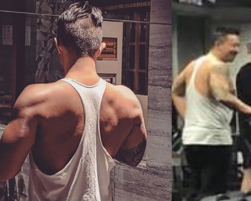 張繼聰早前開始積極減磅，並不時在IG分享健身過程以及前後對比的照片。　張繼聰IG圖片