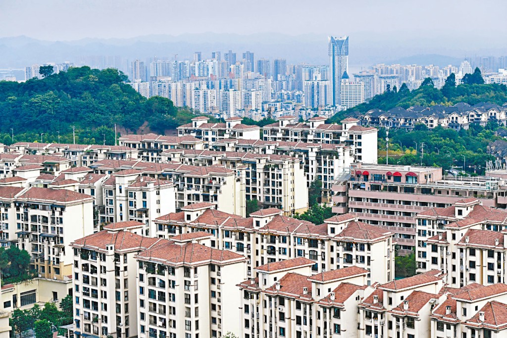內地上月50個城市房價按月下跌，房價下跌城市數量佔比仍逾七成。