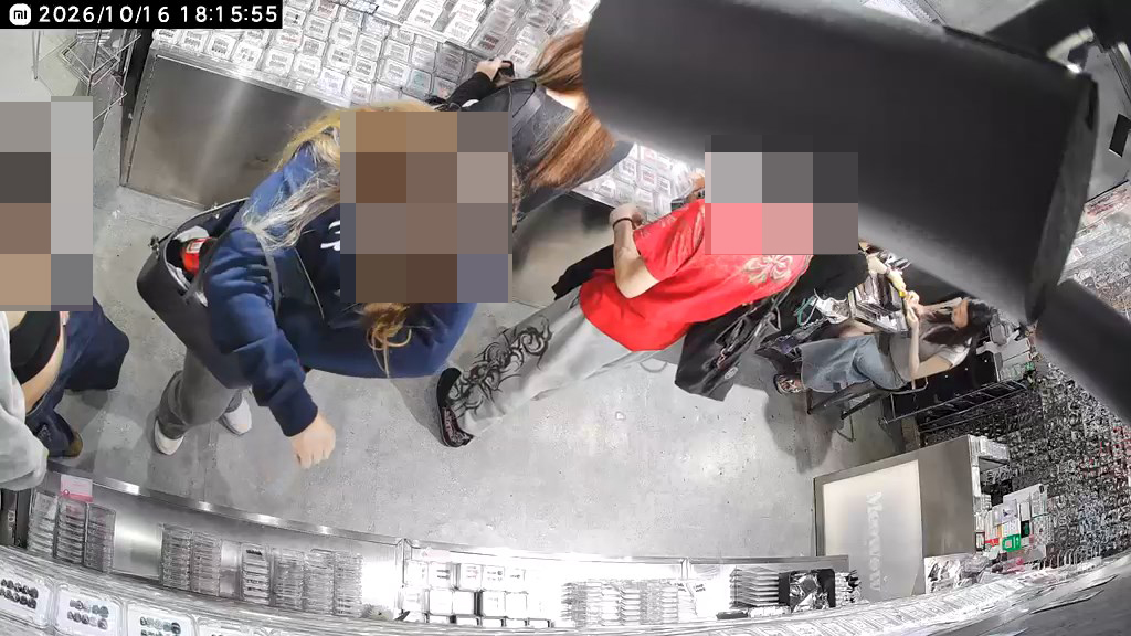 少女趁機將盜取得來的穿戴甲放入袋內。 少女趁機將盜取得來的穿戴甲放入袋內。