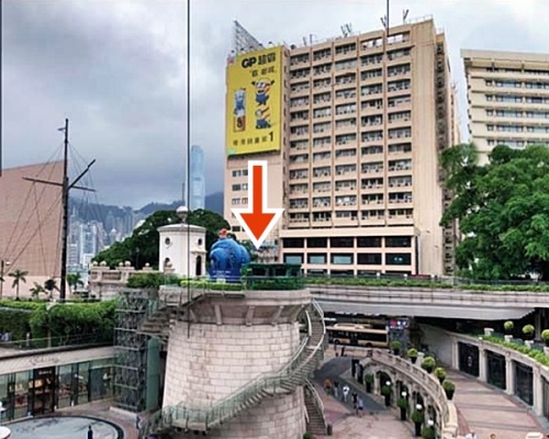 圓形觀景台的細葉榕,前年因颱風山竹吹襲而倒塌,長實申請拆卸觀景台。